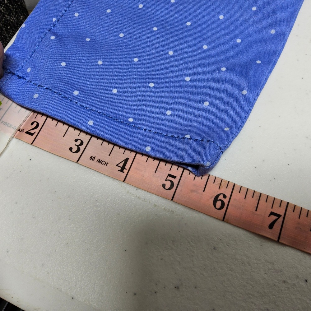 Celebrity Pink Skinny Jeans Womens 9 Periwinkle Polka Dot Stretch CJ2718P594 - Picture 9 of 9